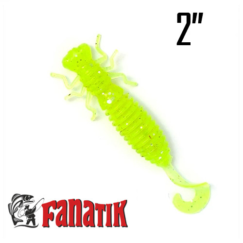 LARVA LUX 2"(50 мм.) 8шт. Силикон Fanatik 024