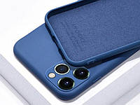 Чохол накладка для iPhone X силіконова iPhone X Синій