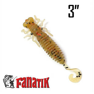 LARVA LUX 3" (75 мм) 6шт. Силікон Fanatik 003