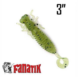 LARVA LUX 3" (75 мм) 6шт. Силікон Fanatik 022
