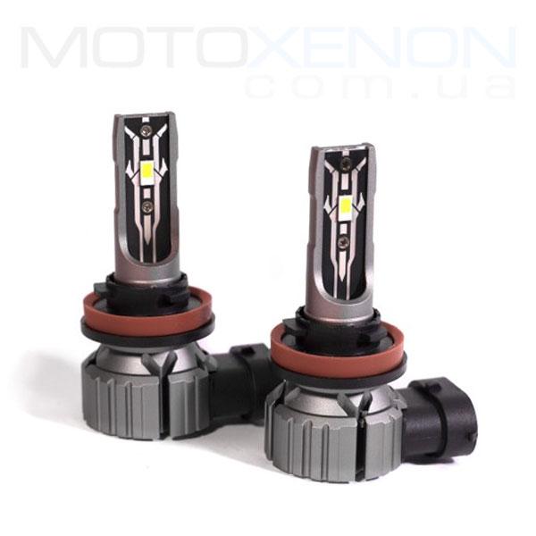 Світлодіодні лед лампи цоколь H11 (H8/H9/H16) LED TBS Design E2 6000К 5000Лм 36w 12v