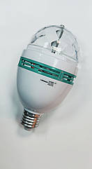 Лампа світлодіодна Lemanso RGB 3W E27 ДИСКО