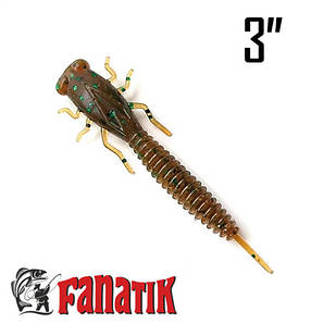 X-LARVA 3" (75 мм) 6 шт. Силікон Fanatik 004