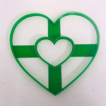 3D формочки-вирубки для пряників "Сердечко 31"