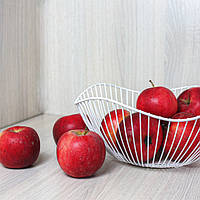 Металеві фруктовиці, страви, хлібниці