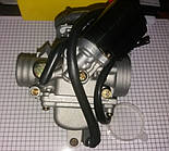 Під оригінал 4T 150cm3 Китай скутер (157QMJ) Карбюратор в зборі з електроклапаном фірма Y-BOX-Оригінал Тайвань