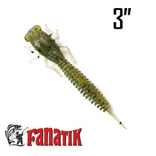 X-LARVA 3" (75 мм) 6 шт. Силікон Fanatik 001