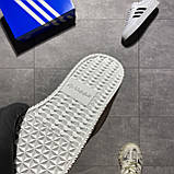 Чоловічі / жіночі кросівки Adidas Samba White Black, чорно-білі шкіряні кросівки адідас самба, фото 9