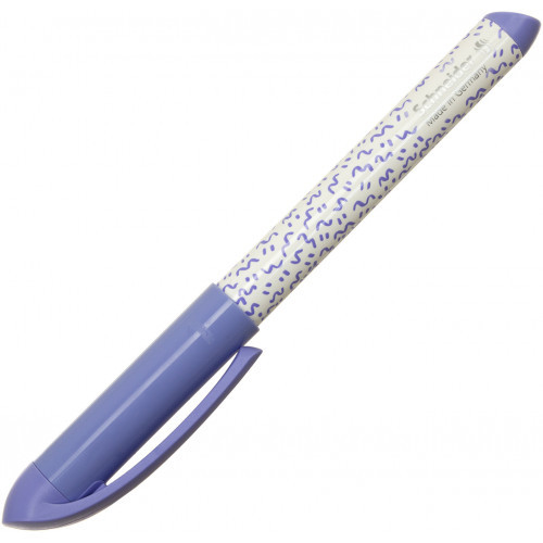 Ручка чорнильна "Schneider" №S162043 Romantik 0,7 мм синя,корпус блакитний(10)