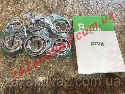 Підшипники КПП коробки передач Таврія 1102 1103 Славута Grog старого зразка комплект