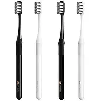 Комплект зубних щіток Xiaomi Doctor B Toothbrush Bamboo Cleaner Set 4pc ( 2Black+2White