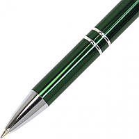 Ручка автоматична кулькова "Economix" E10307-04 HIT синя,метал., корпус зелений