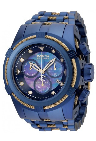 Чоловічий годинник Invicta 35323 Reserve Bolt Zeus Blue Label 53 мм