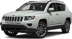 Багажник на дах JEEP Compass SUV 2011-2017 поперечки на інтегрований рейлінг  JEEP Compass Кенгуру