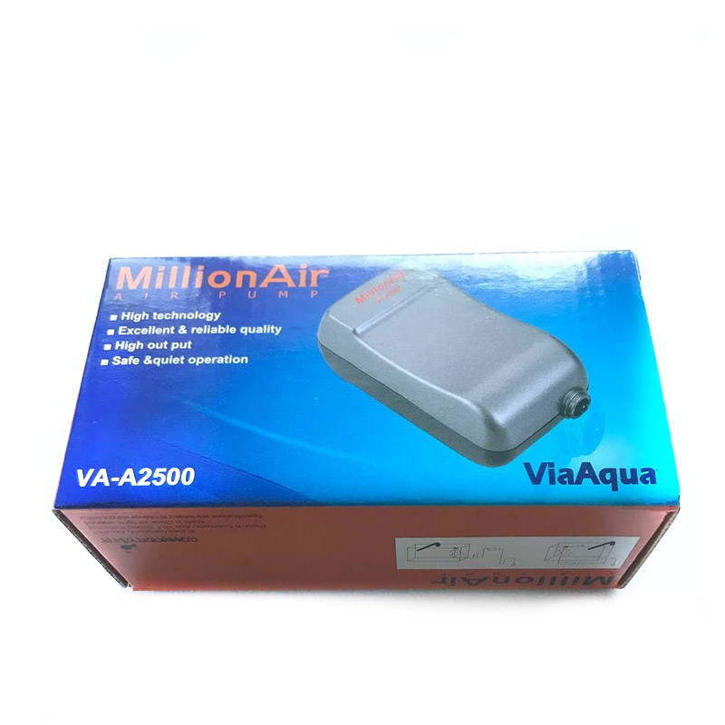 Одноканальний компресор для акваріума ViaAqua VA-2500, Atman АТ-А2500, фото 1