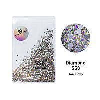 Стрази для нігтів Diamond Хамелеон SS8 1440шт HD Hollywood