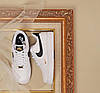 Кросівки Nike Air Force 1 Low '07 Essential White Black Gold Mini Swoosh, фото 3