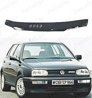 Дефлектор капота Volkswagen Golf 3 1991-1998\Мухобойка Фольксваген Гольф 3