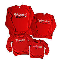 Набір 4х Світшотів 2 доз.+2 діт. Valentine family