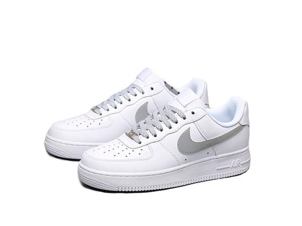 Nike Air Force 1 Low 3M Reflective Swoosh White BOSSCROSS