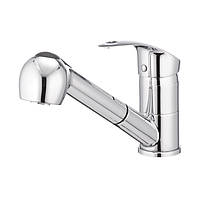 Змішувач для кухні та перукарні з витяжною лійкою Cron Mars 014