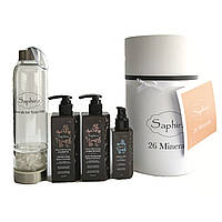 Saphira Hydrate Mineral Gift Set With Free Water Bottle Набір для зволоження волосся