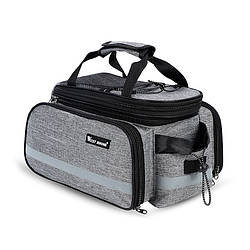 Сумка велосипедна на багажник West Biking 0707209 Gray