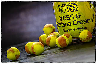 Бойли Carp Catchers Balance YESS&Banana Cream 12 мм