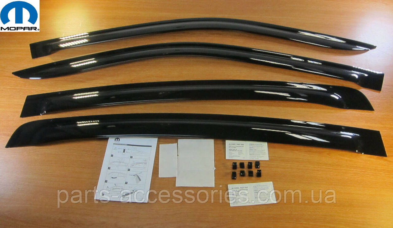 Dodge Charger 2011-2021 Вітровики дефлектори на вікна дверей Нові Оригінал, фото 1