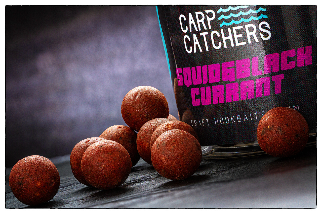 Бойлы тонущие насадочные Carp Catchers Craft Squid&Black Currant 14 mm - фото 1 - id-p1575874335