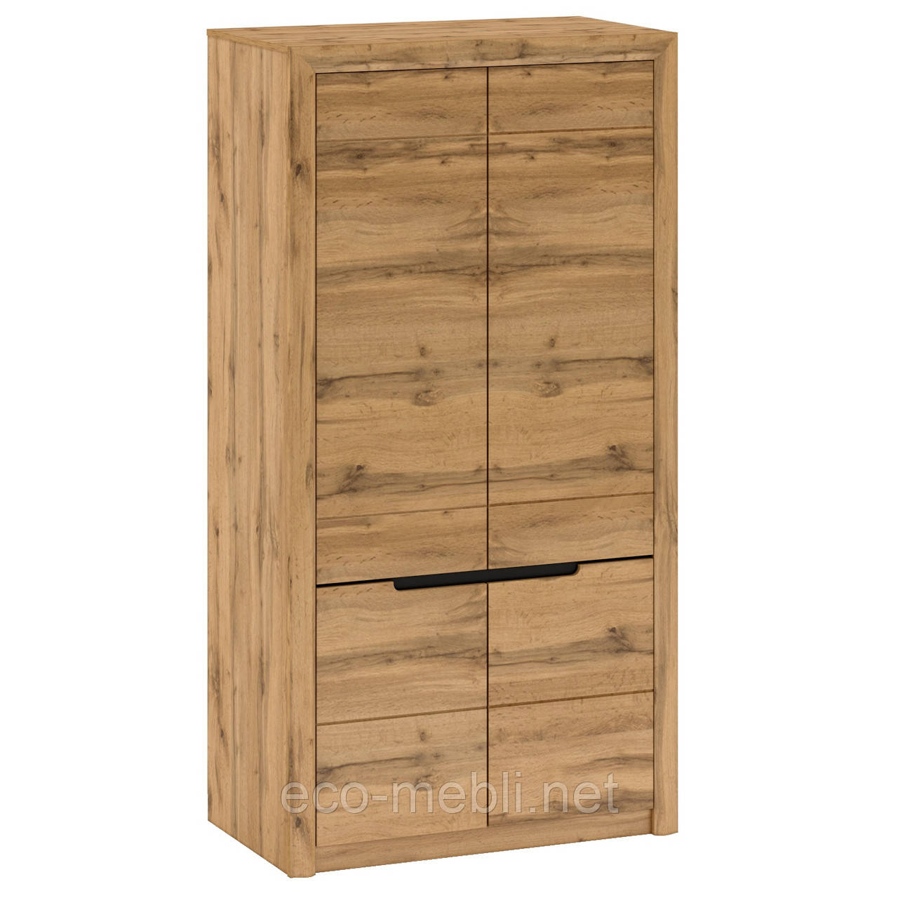 Шафа розпашна з ДСП/МДФ 4Ш дуб вотан Toronto F Blonski, фото 1