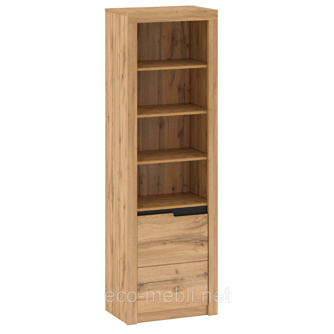 Пенал відкритий лівий з ДСП/МДФ 1Д дуб вотанToronto R 1 Blonski, фото 1