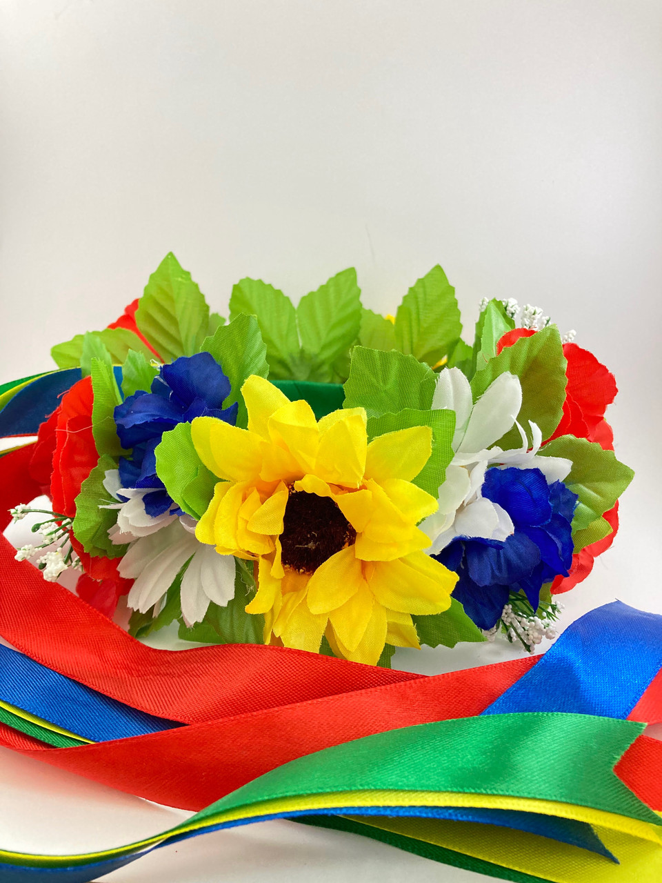 Вінок на голову Нandmade зі стрічками, фото 1
