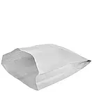 Паперовий пакет цілісний білий 410х250х60 мм (100 шт.), фото 2