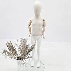 Манекен дитячий підлітковий із тканинним торсом шарнірний для магазину одягу