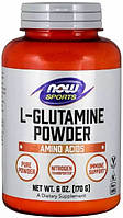 Глютамін Now Foods — L-Glutamine Powder (170 грамів)