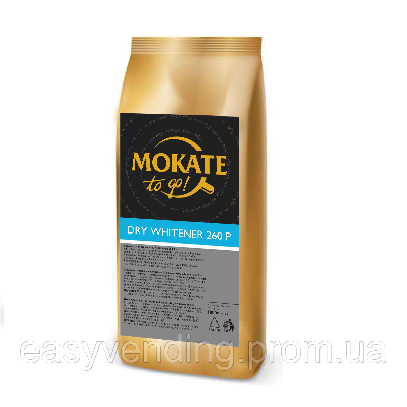 Сухі вершки на рослинній основі Mokate Dry Whitener 260 P, 1 кг