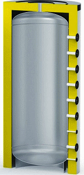 Теплоаккумулятор Termo-Max 500 л + изоляция (чехол мин.вата 50 мм.) Бесплатная доставка!, фото 2