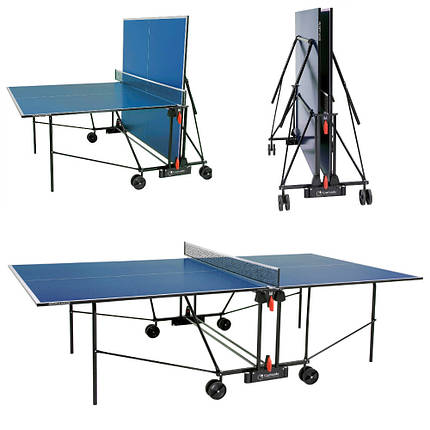 Тенісний стіл для закритих приміщень Garlando Progress Indoor C-163I 16 mm (Blue), фото 1
