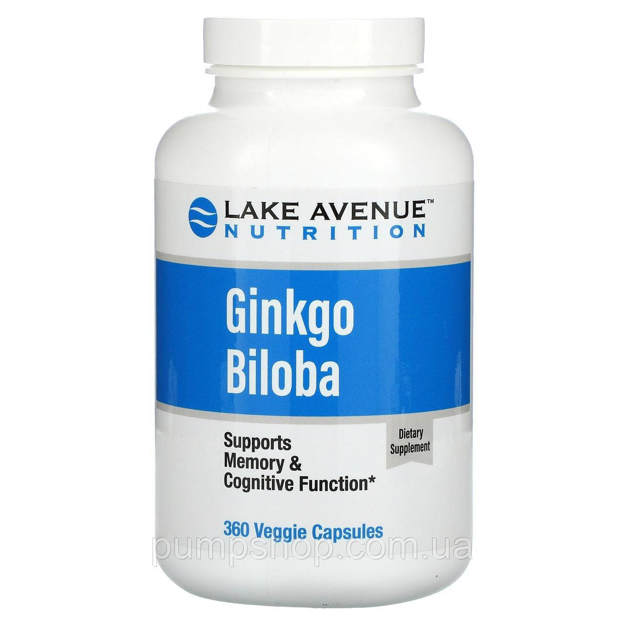 Гінкго Білоба Lake Avenue Nutrition Ginkgo Biloba 120 мг 360 капс.