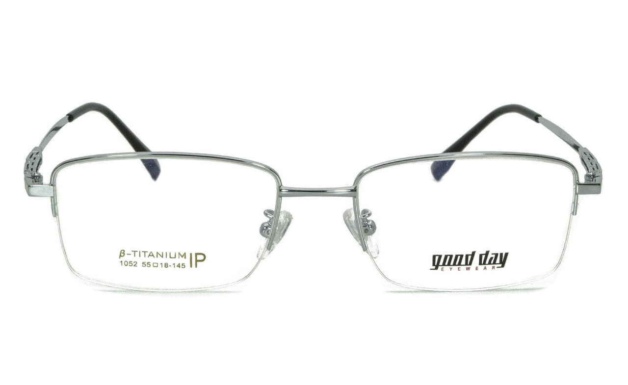 Чоловічі титанові окуляри для далечі з покриттями HMC, EMI та UV400 (мінус/астигматика/за рецептом) лінзи - Корея