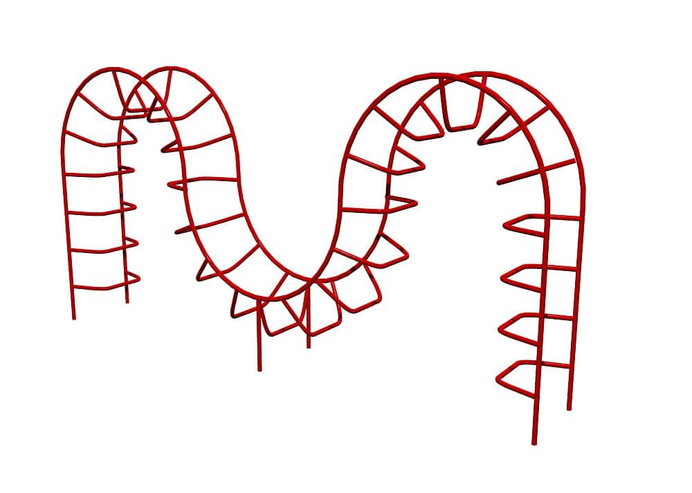 Металева драбинка Ліана Змійка (Kidigo ТМ)