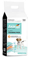 Пелюшки AnimAll Puppy Training Pads для собак та цуценят, 60х45 см, 100 штук