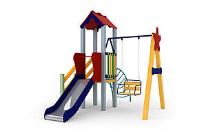 Дитячий ігровий комплекс Метелик, висота гірки 90 см (Kidigo ТМ)