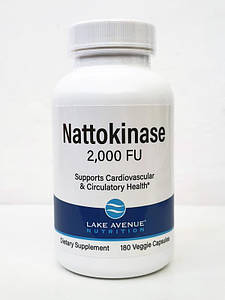 Наттокіназа Lake Avenue Nutrition Nattokinase 2000 FUs 180 капс.