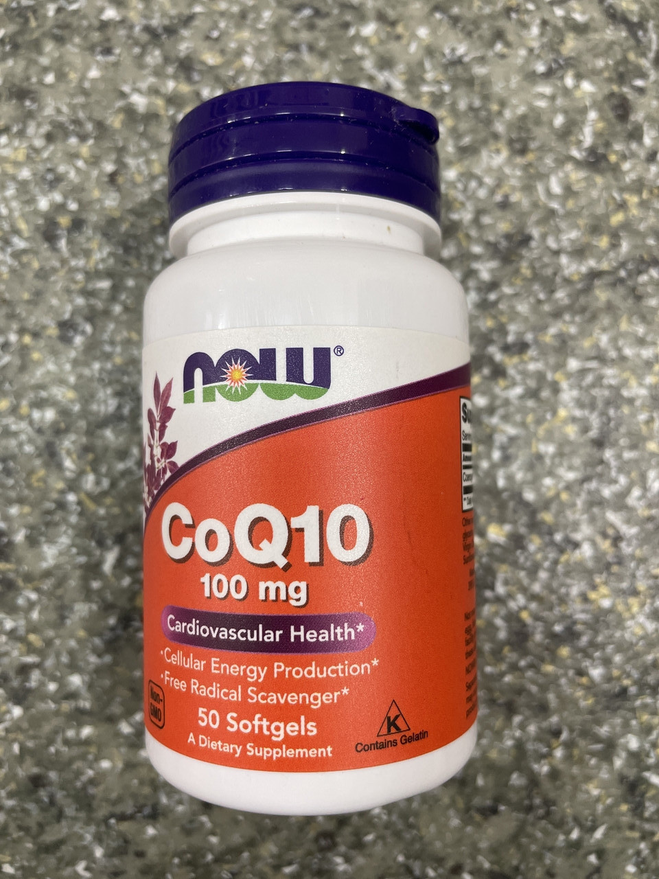 Коензим Coq10 Now Foods CoQ10 100mg 50 softgel
