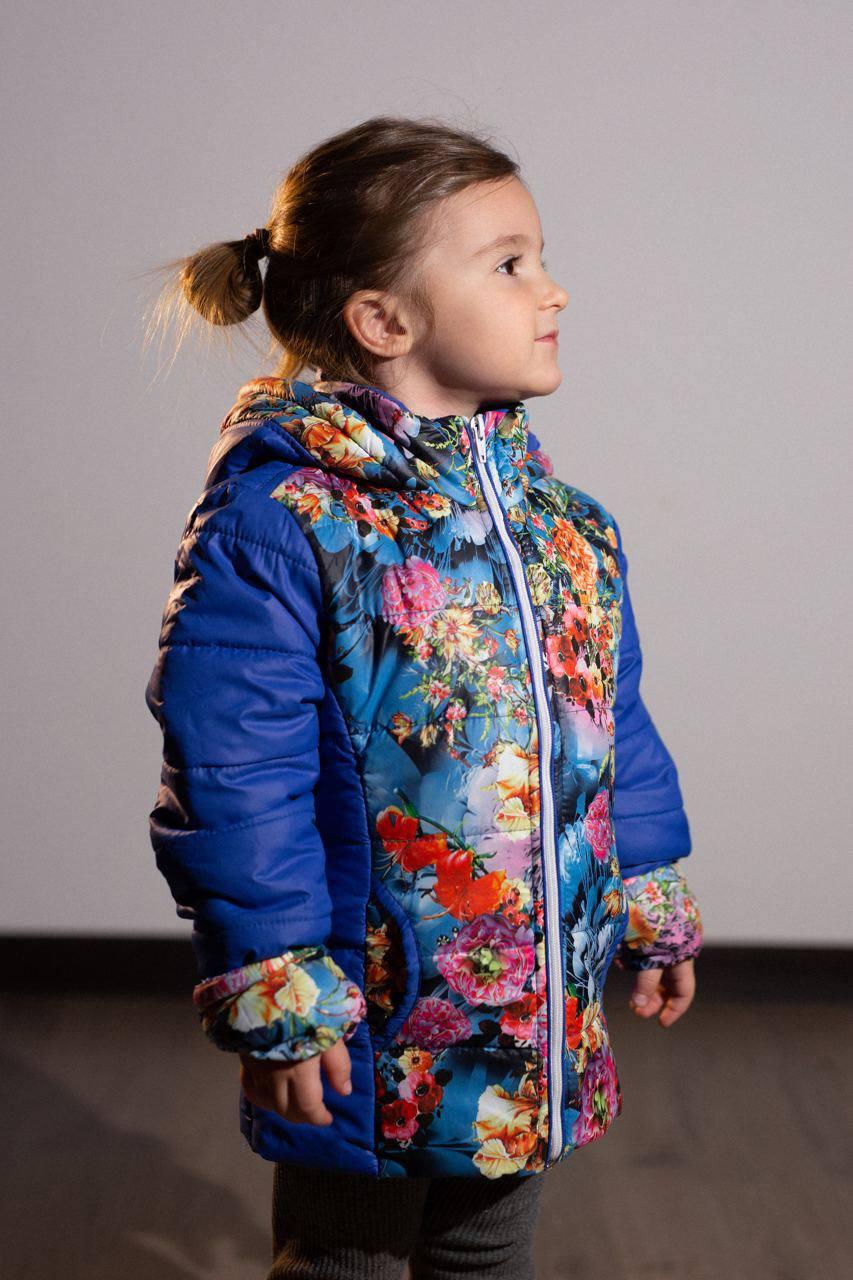 Красива дитяча куртка для дівчинки демісезонна розміри 116-134