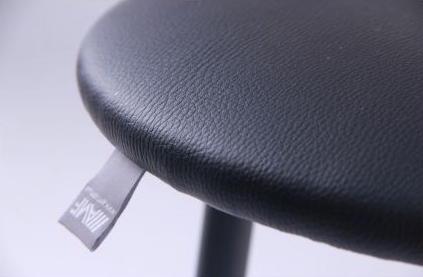Современный круглый металлический табурет с мягким сидением Талли черный Неаполь N-20 для дома, кафе TM AMF - фото 4 - id-p1575970025
