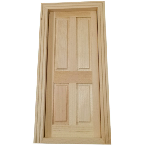 Мініатюра двері вхідні 4 сектори з наличниками 17.5*7.5 см, фото 1