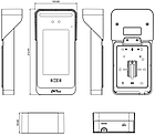 Вхід по біометрії обличчя і долоні з вулиці ZKTeco SpeedFace M4, фото 9